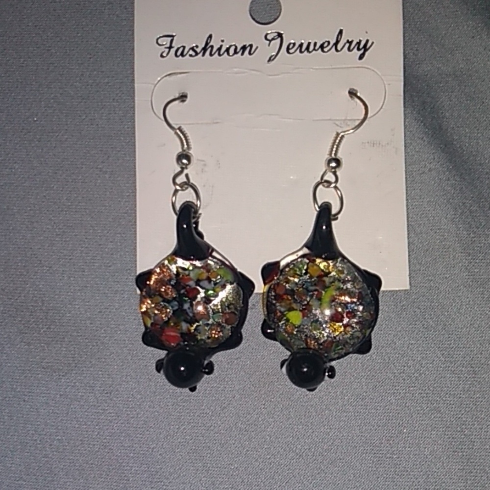 Turtle earrings - Picture 2 of 2